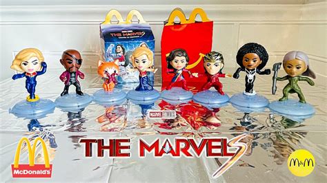 The Marvels Movie McDonald’s Happy Meal Collection. All 8 Toys. July ...