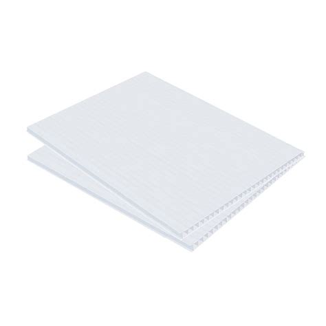 Buy Corrugated Plastic Sheet - Corrugated Plastic Board, 4mm White ...