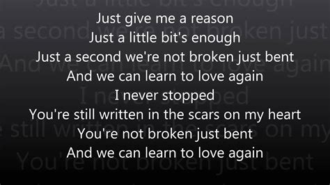 Just Give Me A Reason Lyrics