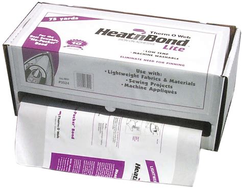 Heat n Bond Adhesive Lite x 17" 75 yard Box