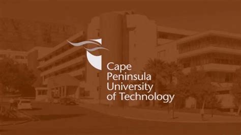 Cape Peninsula University Of Technology - Application For Admission