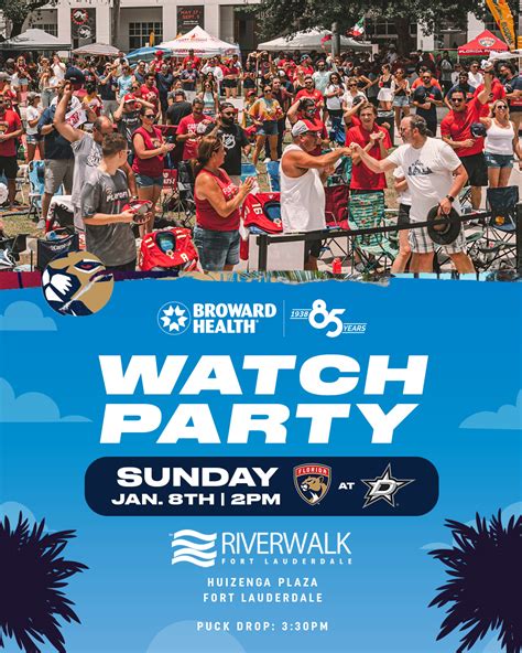 Florida Panther's Watch Party - Riverwalk Fort Lauderdale