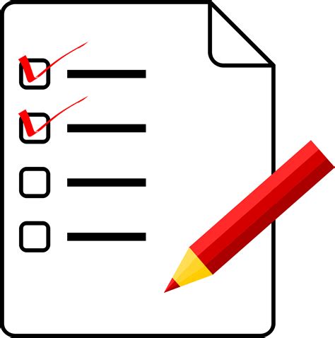 Checklist Clip Art Gif