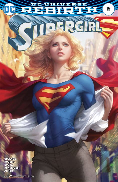 SUPERGIRL #15 ARTGERM VARIANT COVER