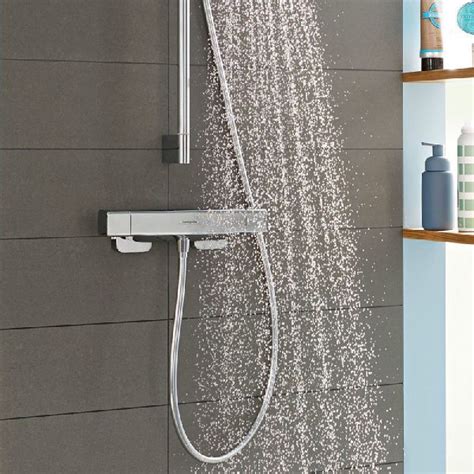 Hansgrohe Ecostat E Shower Thermostat for Exposed Installation - Chrome ...