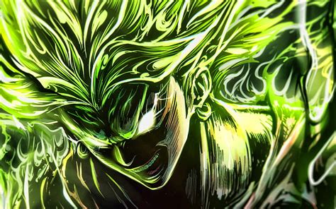 Broly, artwork, DBS characters, Dragon Ball, warrior, Dragon Ball Super ...