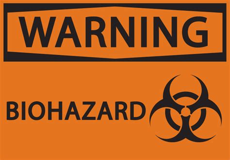 Warning Biohazard Sign - Safety Signs | Zing Green Products