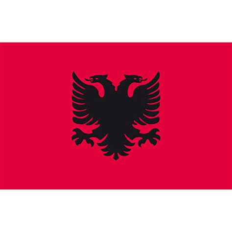 Official flag of Albania