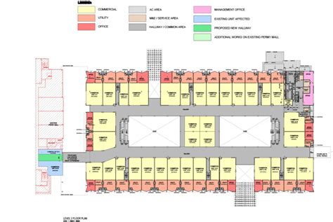 Permy Street Mall Level 2 Floor plan - Miri City Sharing