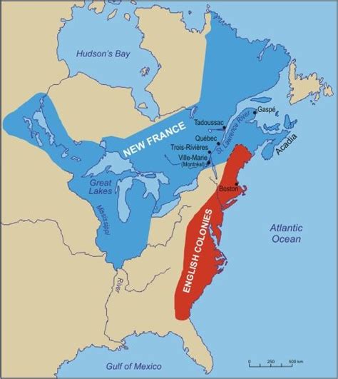 New France and the English Colonies. Too bad the French couldn't get as ...