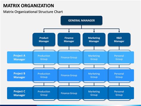 Matrix Organization PowerPoint and Google Slides Template - PPT Slides