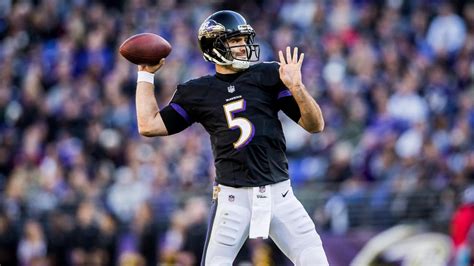 Joe Flacco Weighs in on the No. 5 Jersey Drama