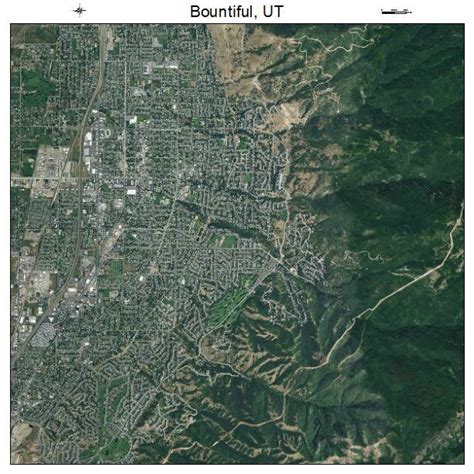 Aerial Photography Map of Bountiful, UT Utah