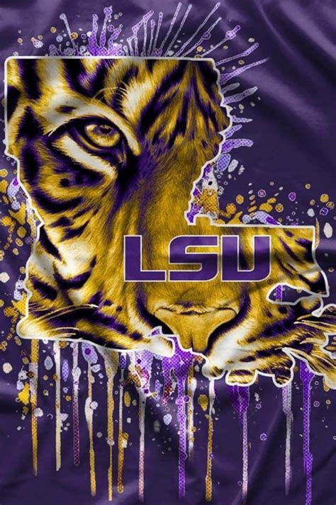 LSU Tigers Logo Wallpaper