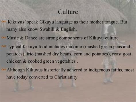 Kikuyu tribe in Kenya