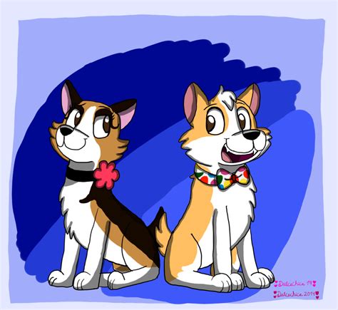 Hammy and Olivia Corgi by Daniarts19 on DeviantArt