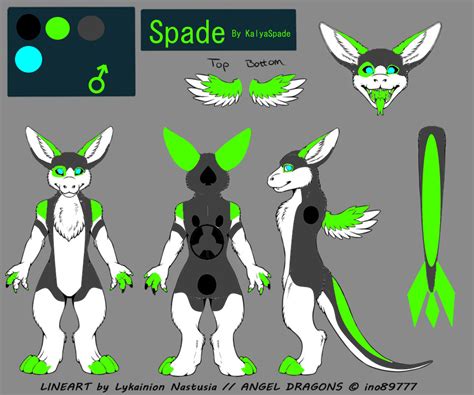 lykainion Angel Dragon Fursona Sheet by KalyaSpade on DeviantArt