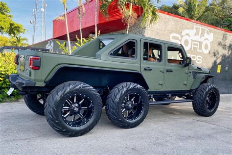 So Flo 6-Wheel Gladiator: The Ultimate Custom Jeep?