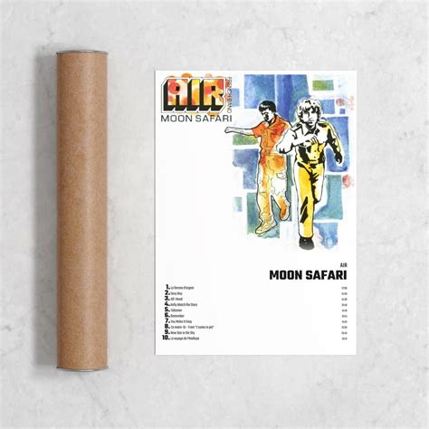 Air Moon Safari Album Cover Poster Print Wall Art AIR Moon - Etsy