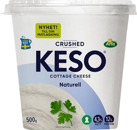 KESO® Cottage Cheese Crushed - en nyhet - Vinmagasinet Livets Goda ...