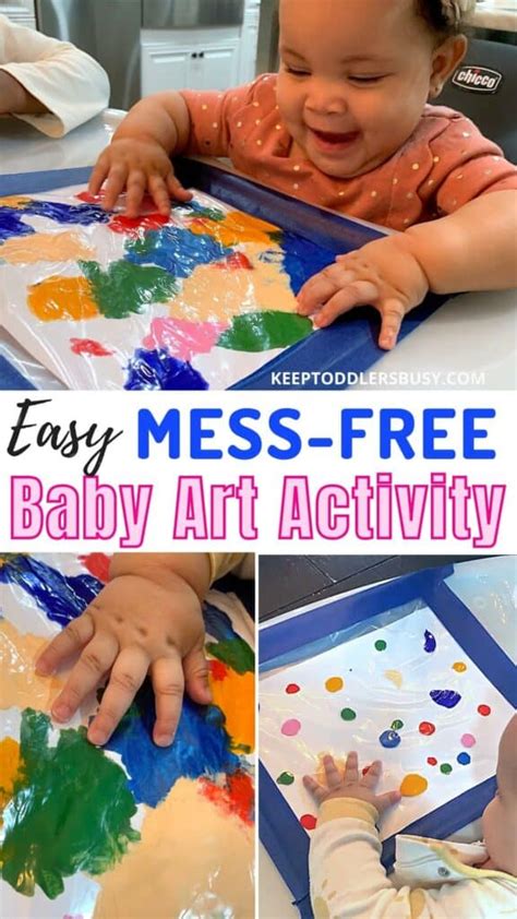 How To Entertain Your Child with Mess-Free Baby Art Activities