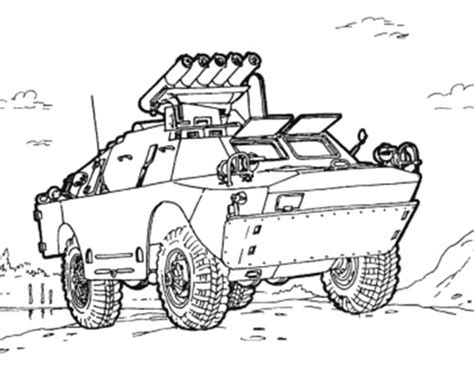 Transportation Coloring Sheets: Military Vehicles Coloring Pages Images