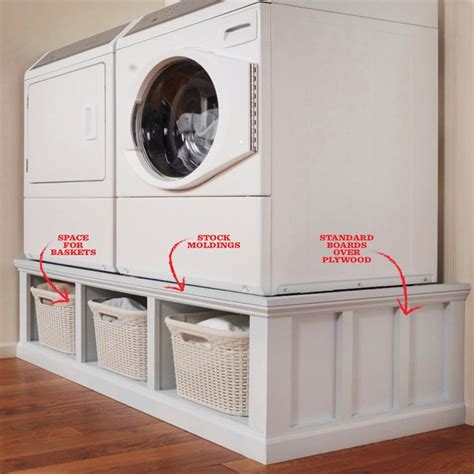 How to Build a Laundry Room Pedestal (DIY) | Family Handyman