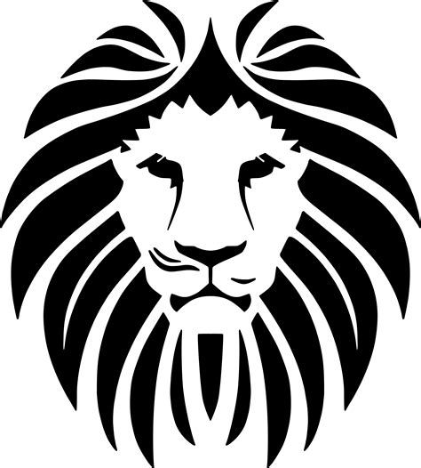 Free Black And White Lion Logo, Download Free Black And White Lion Logo ...