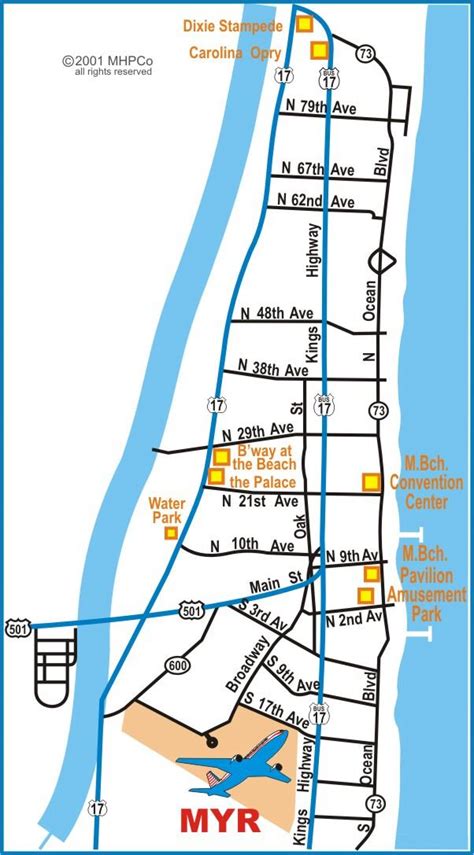 Map Of Myrtle Beach Nc - Red River Gorge Topo Map