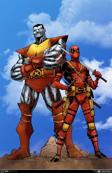 Deadpool and Colossus by comic-eeb | Colossus marvel, Deadpool ...