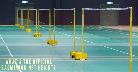 What is the Official Badminton Net Height? - RACKET SPORTS.in