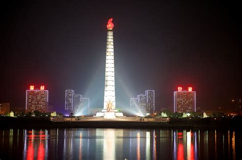 Juche Tower, Pyongyang (Corea del Norte)