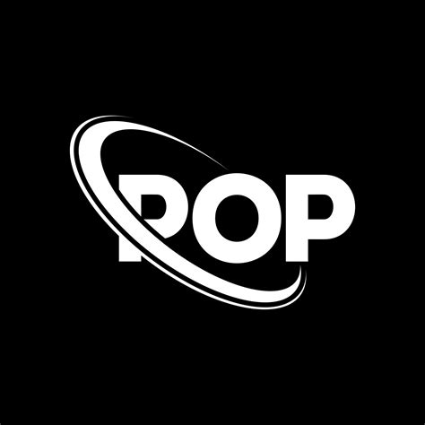 logotipo pop. carta pop. diseño de logotipo de letra pop. logotipo ...