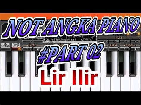 Not Angka Lir Ilir - YouTube