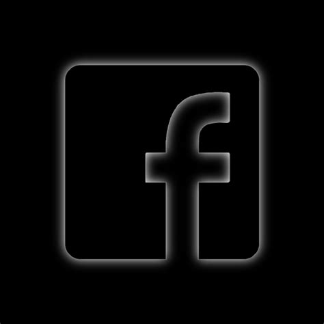 Facebook Logo Black Background