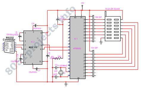 8051 Microcontroller Circuit Diagram Pdf