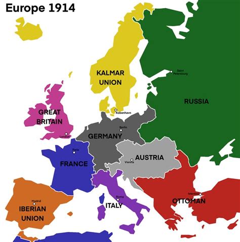 Europe without Small Countries | World History Map