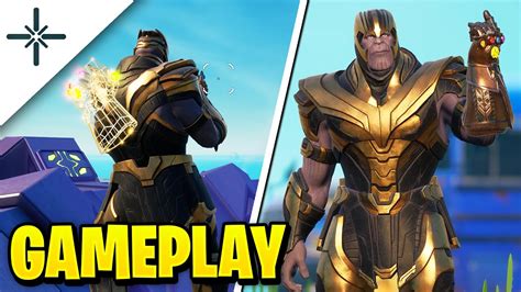 NEW THANOS Fortnite Skin! [GAMEPLAY] - YouTube