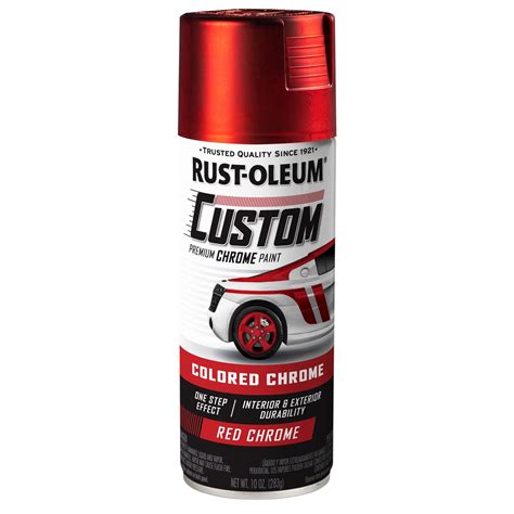 Rust-Oleum Chrome Red Premium Custom Spray Paint 10oz