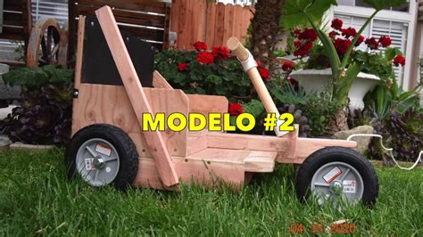 COMO HACER UN CARRITO DE MADERA - YouTube