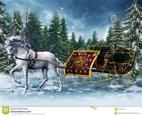 Christmas Sleigh Wallpapers - Wallpaper Cave