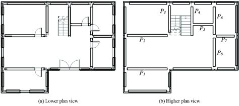 Plan views of a precast concrete building model | Download Scientific ...