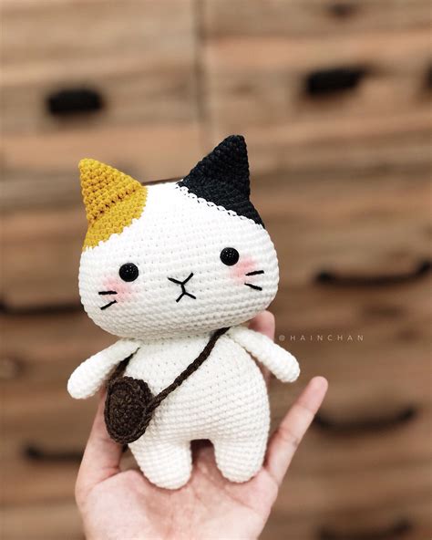 5-in-1 Digital Tira the Cat & 4 Cat Head Crochet Pattern - Etsy