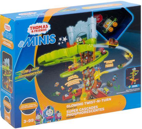 Fisher-Price Thomas & Friends Minis Glow in the Dark Twist-n-Turn Stunt ...