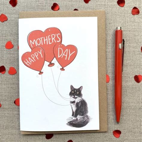 Personalised Cat Happy Mother's Day Card