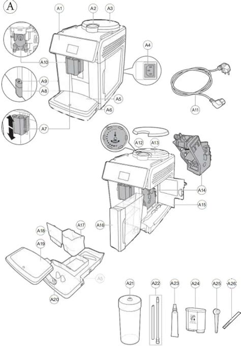 Saeco SM6585 GranAroma Fully Automatic Espresso Machine User Manual