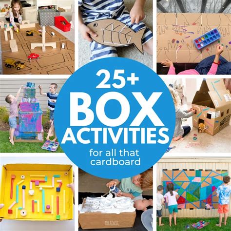 Best Cardboard Box Activities for Kids - Busy Toddler