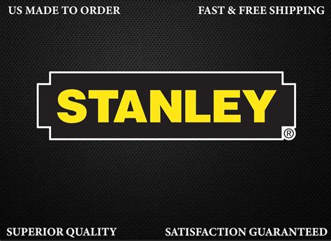 STANLEY TOOLS Logo Vinyl Decal Sticker Usa Made Truck Car - Etsy