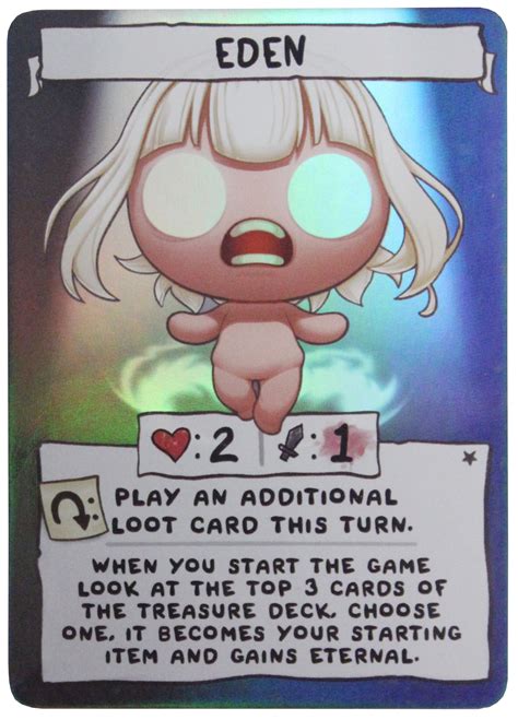 The Binding of Isaac: EDEN Holographic Promo Card - Walmart.com ...