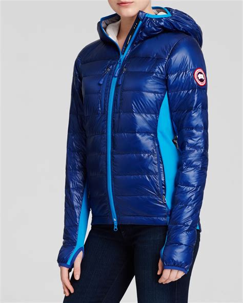 Canada Goose Hybridge Light Hooded Jacket in Blue (Pacific Blue) | Lyst